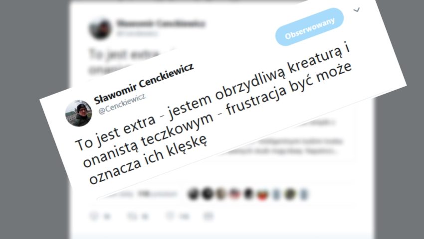 Wstrętny atak na historyka IPN. To „obrzydliwa kreatura i teczkowy onanista”