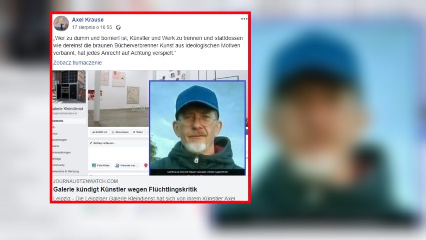 Galeria zerwała wieloletnią współpracę z artystą. Powód? Opisał odpowiedzialnych za kryzys imigracyjny