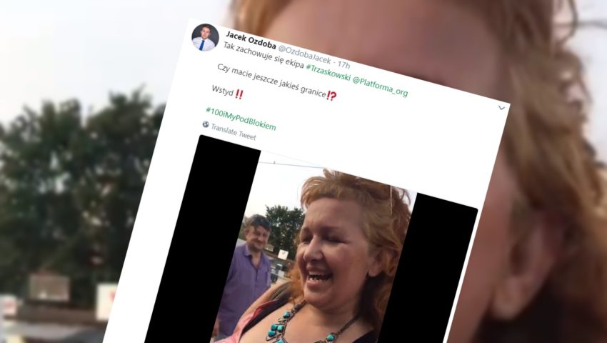 Prawdziwe oblicze zwolenników Trzaskowskiego. Żenujące zachowanie słynnej kodziary