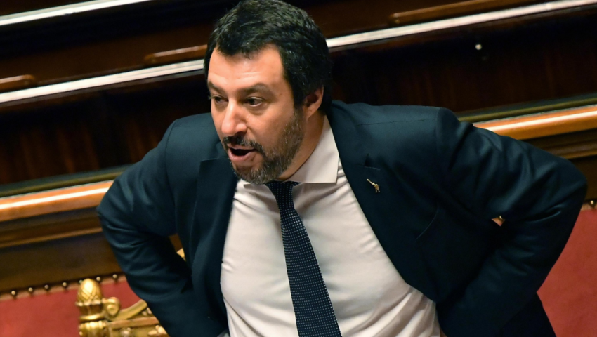Aquarius ze 140 imigrantami na Morzu Śródziemnym. Salvini: Jednostka nie zobaczy żadnego włoskiego portu