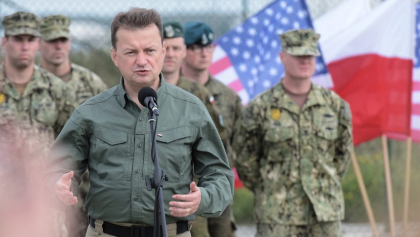 Błaszczak: baza w Redzikowie dowodem na stałą obecność wojsk USA