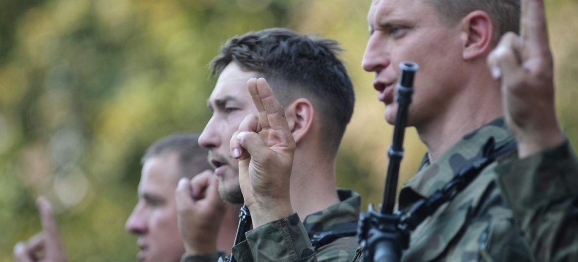 Ochotnicy WOT złożyli przysięgę w Warszawie