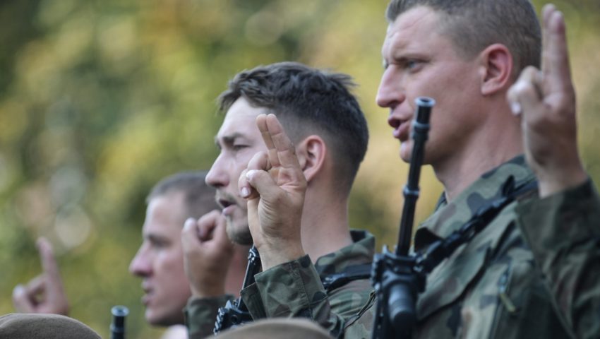 Ochotnicy WOT złożyli przysięgę w Warszawie