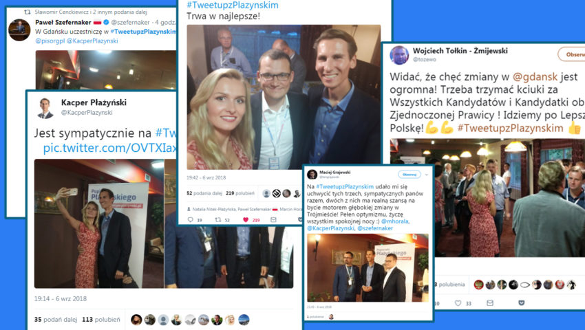 Przedwyborczy tweetup w Gdańsku. Kacper Płażyński obiecuje dobrą zmianę