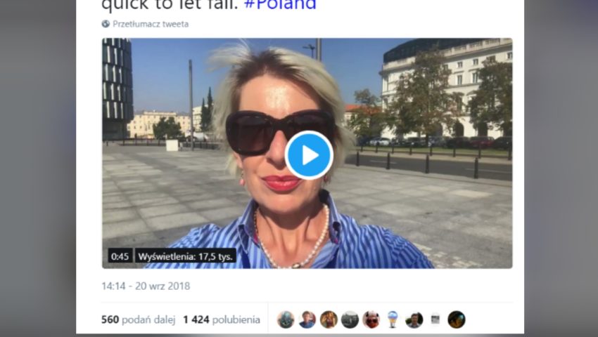 Brytyjska dziennikarka w mocnych słowach o Polsce