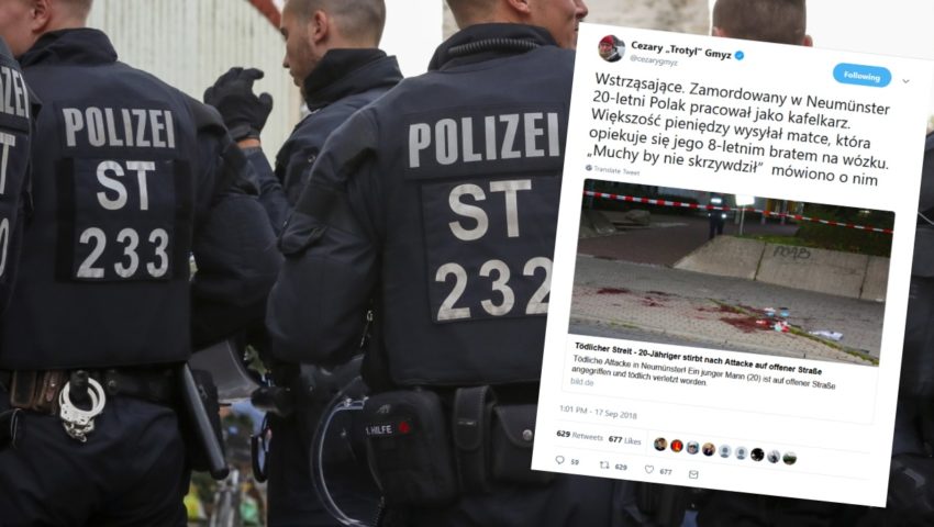 Młody Polak zasztyletowany w Neumuenster. Policja szuka napastnika