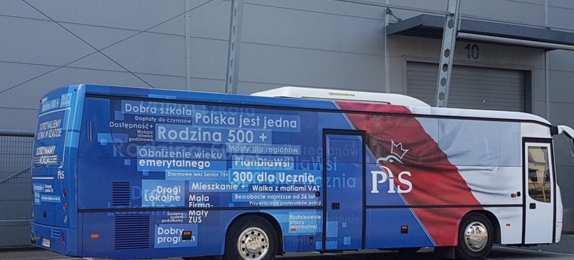 „PiS-busy” ruszają w Polskę! Będą promować program na wybory samorządowe