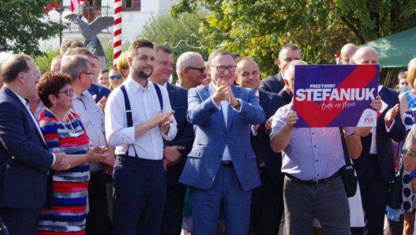 Jaki poparł Stefaniuka w wyborach na prezydenta Białej Podlaskiej