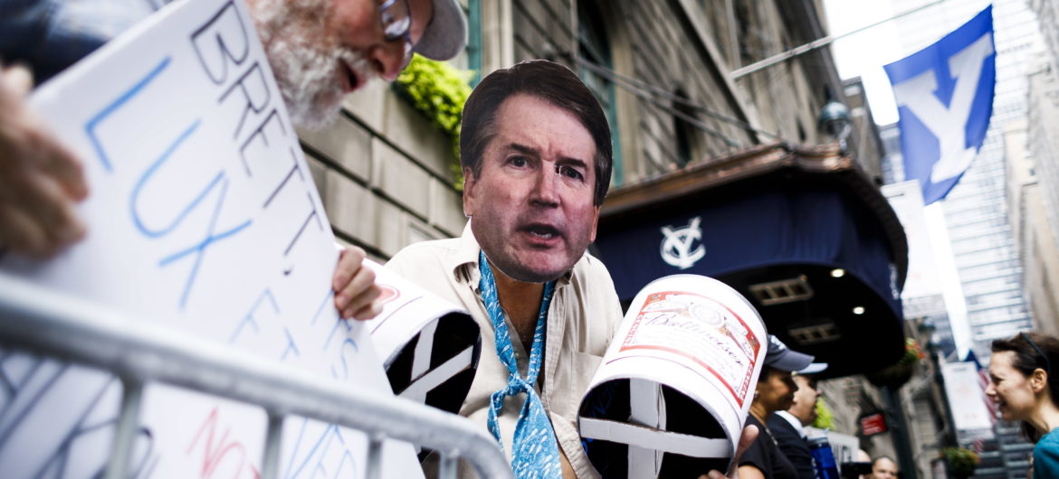 Oskarżająca sędziego Kavanaugha kłamie. Tak twierdzi jej były partner