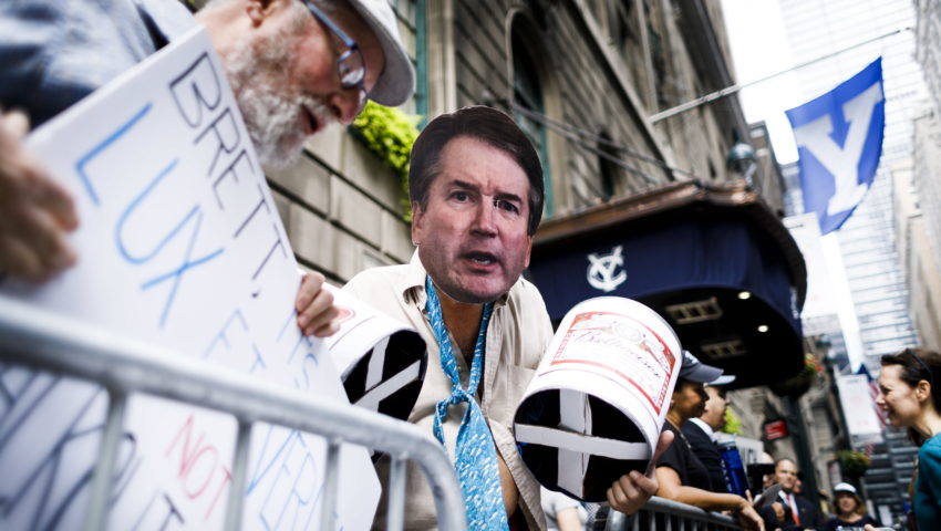 Oskarżająca sędziego Kavanaugha kłamie. Tak twierdzi jej były partner