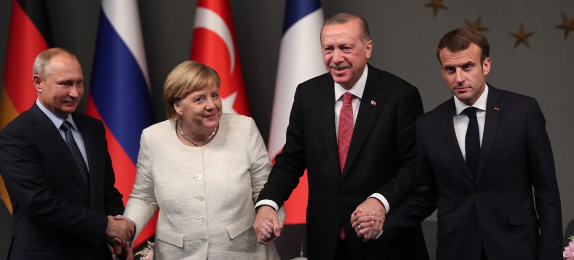 Andrzej Duda o zdjęciu Putina, Merkel, Erdogana i Makrona…