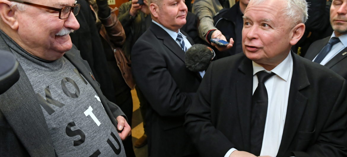 Kaczyński i Wałęsa zeznawali przed sądem w Gdańsku. Wyrok zostanie ogłoszony 6 grudnia