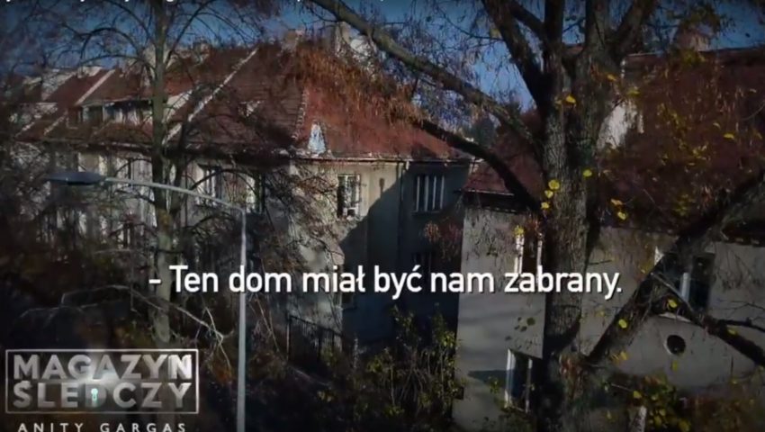 Magazyn śledczy Anity Gargas: Kolejna tajemnicza śmierć w Warszawie. W tle afera reprywatyzacyjna