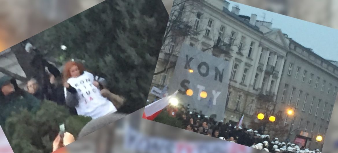 Nie mogło ich zabraknąć. KOD wyśmiany przez uczestników Marszu “Cała Polska z was się śmieje”