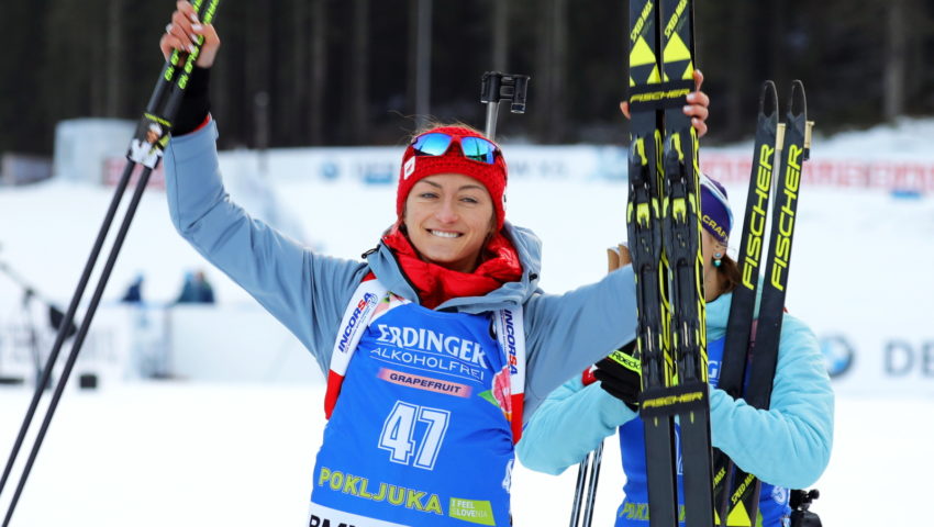Drugie miejsce Moniki Hojnisz w konkursie PŚ w biathlonie