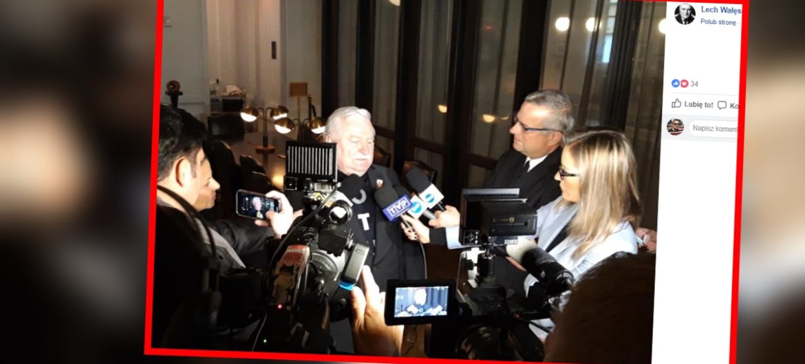 Hit! Reporterzy w USA pytają Lecha Wałęsę o czym rozmawiał z prezydentem Andrzejem Dudą