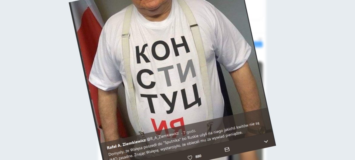Rafał Ziemkiewicz o Lechu Wałęsie: wystarczyło, że obiecali mu pieniądze