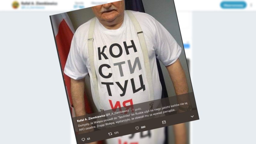 Rafał Ziemkiewicz o Lechu Wałęsie: wystarczyło, że obiecali mu pieniądze
