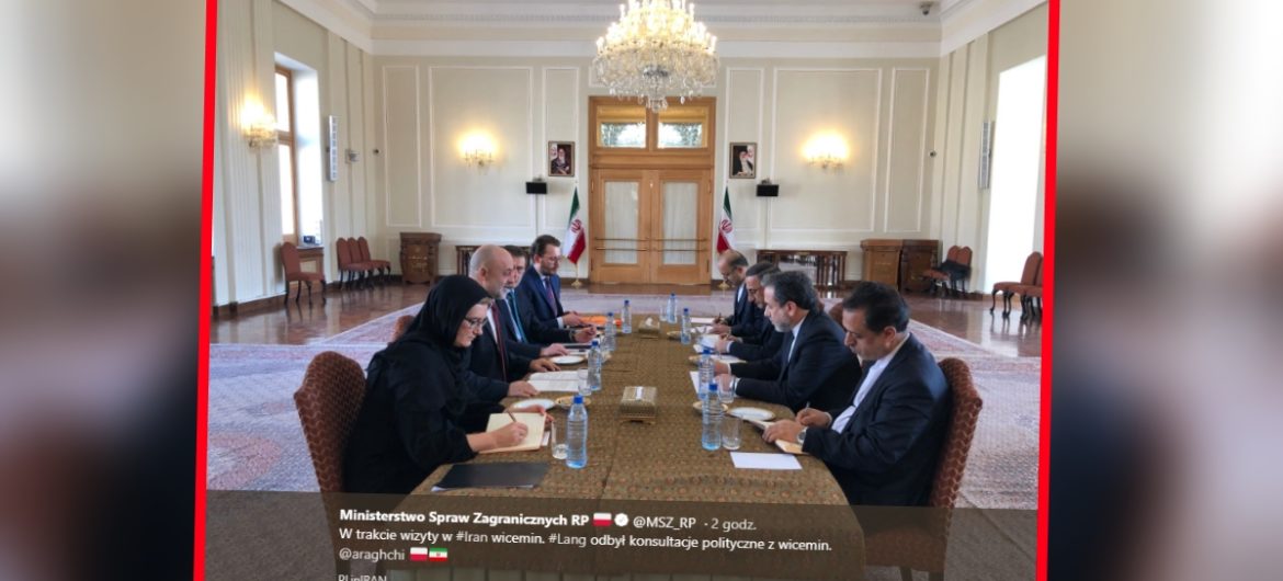 Konsultacje polityczne wiceszefów MSZ Polski i Iranu w Teheranie. “Organizacja konferencji jest aktem wrogości”