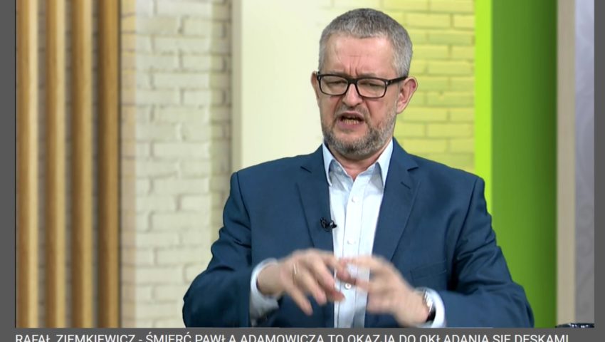 Rafał Ziemkiewicz w formie. Po tych słowach Rabiejowi poszło w pięty