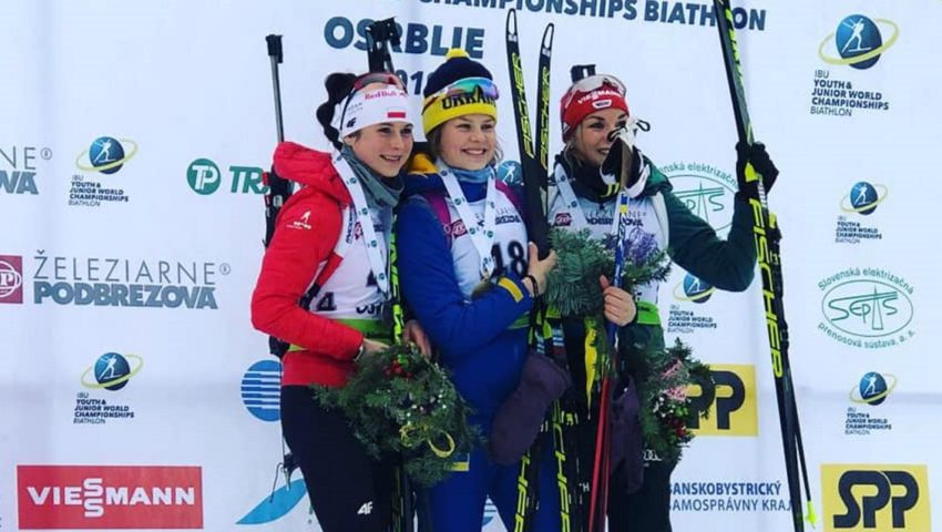 Kamila Żuk srebrną medalistką MŚJ w biathlonie