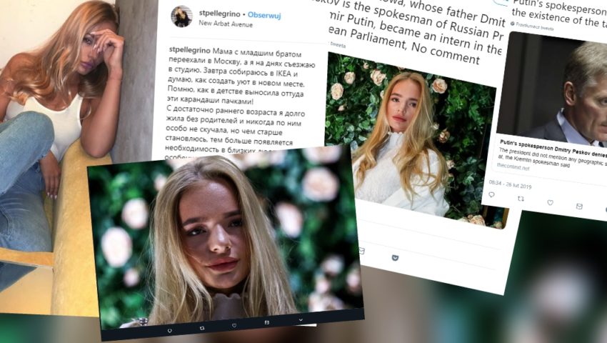 Córka rzecznika Kremla ma pełen dostęp do pomieszczeń i baz danych Parlamentu Europejskiego. “To zwykła praktyka zwykłej studentki”