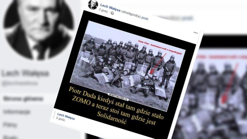 Duda żądał przeprosin od Wałęsy za skandaliczną grafikę. Były prezydent zrobił to… z jednym “ale”