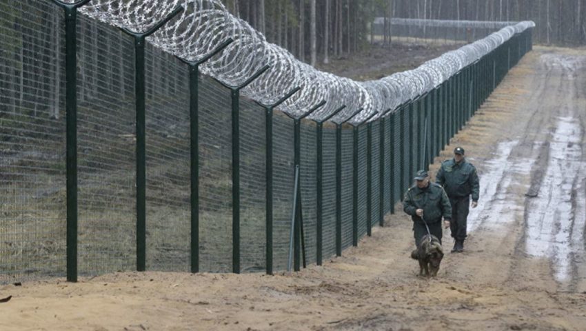 Na granicy z Rosją zbudowano 93-kilometrowe ogrodzenie