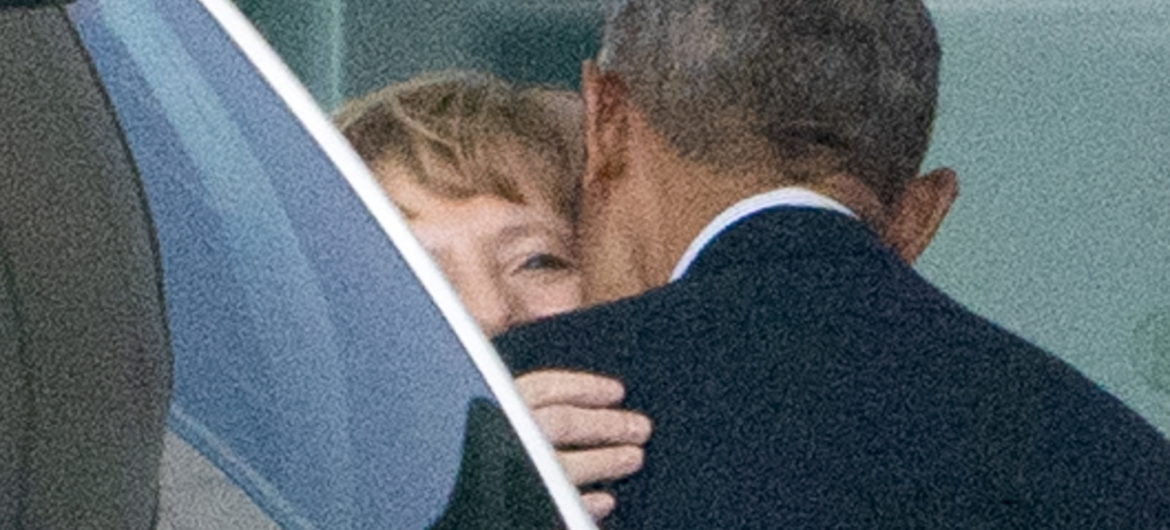 Angela Merkel spotkała się z Barackiem Obamą w Berlinie. Podczas rozmowy nie było przedstawicieli mediów