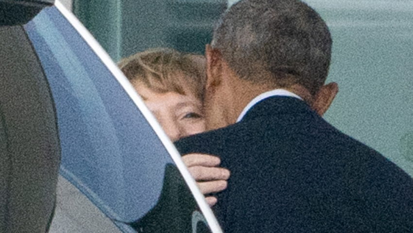 Angela Merkel spotkała się z Barackiem Obamą w Berlinie. Podczas rozmowy nie było przedstawicieli mediów