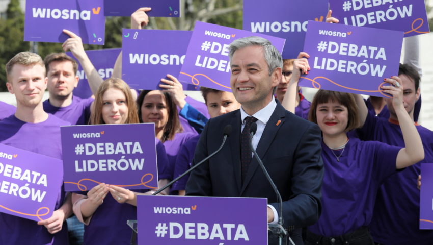To będzie program wyborczy Wiosny? Biedroń prezentuje zaskakujące postulaty. Wśród nich legalizacja prostytucji