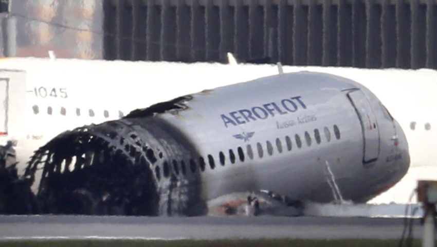 Po tragedii na Szeremietiewie pojawiają się pytania o Suchoj Superjet