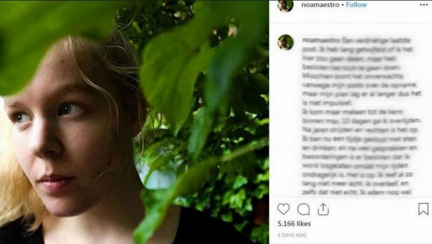 Noa Pothoven nie żyje. 17-letnia Holenderka wybrała śmierć z głodu i pragnienia, bo cierpiała na depresję