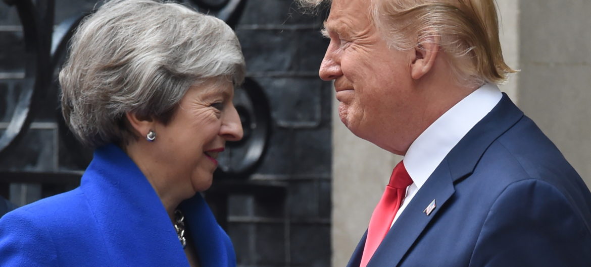 “Najwspanialszy sojusz jaki widział świat”. Prezydent Trump spotkał się z premier May