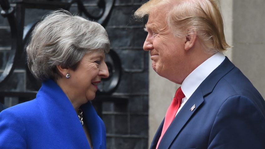 “Najwspanialszy sojusz jaki widział świat”. Prezydent Trump spotkał się z premier May
