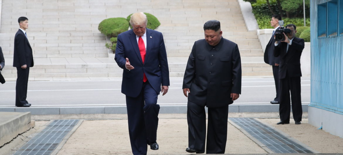 Donald Trump odwiedził Koreę Północną