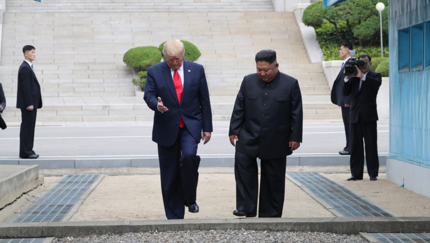 Donald Trump odwiedził Koreę Północną