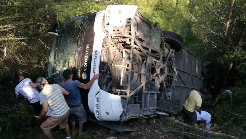 Wypadek autokaru z polskimi turystami w Turcji. Trzy osoby w stanie ciężkim
