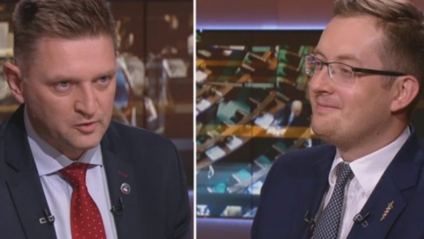 Awantura w Polsat News. Rozenek porównuje wydarzenia z Białegostoku do… zagłady Getta. Winnicki: Tam są drzwi