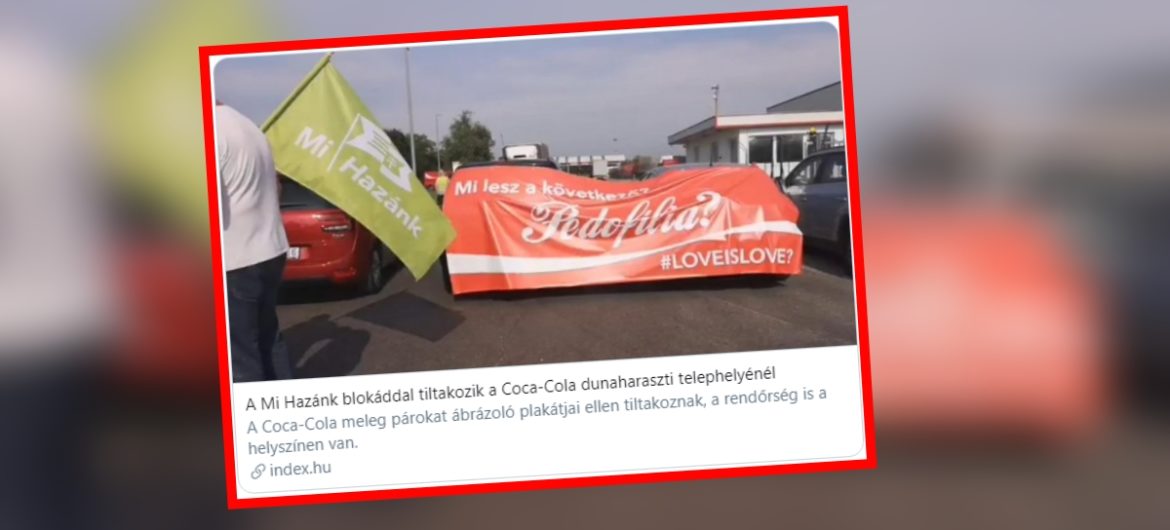 Protest przeciwko “tęczowej reklamie” na Węgrzech. “Co będzie następne? Pedofilia?”