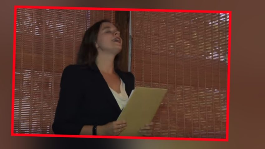 Skandaliczny popis chwalonej przez G. Schetynę kandydatki KO. K. Jachira kpi ze znaku Krzyża Świętego i żartuje z tragedii smoleńskiej