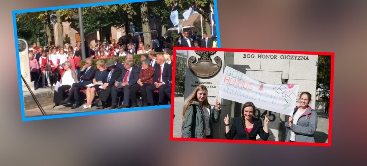 Niezwykłe sceny! Holenderskie dzieci śpiewają polskim bohaterom