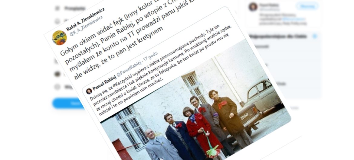 Ziemkiewicz o wiceprezydencie Warszawy: jest pan kretynem. Poszło o zdjęcie Kaczyńskiego