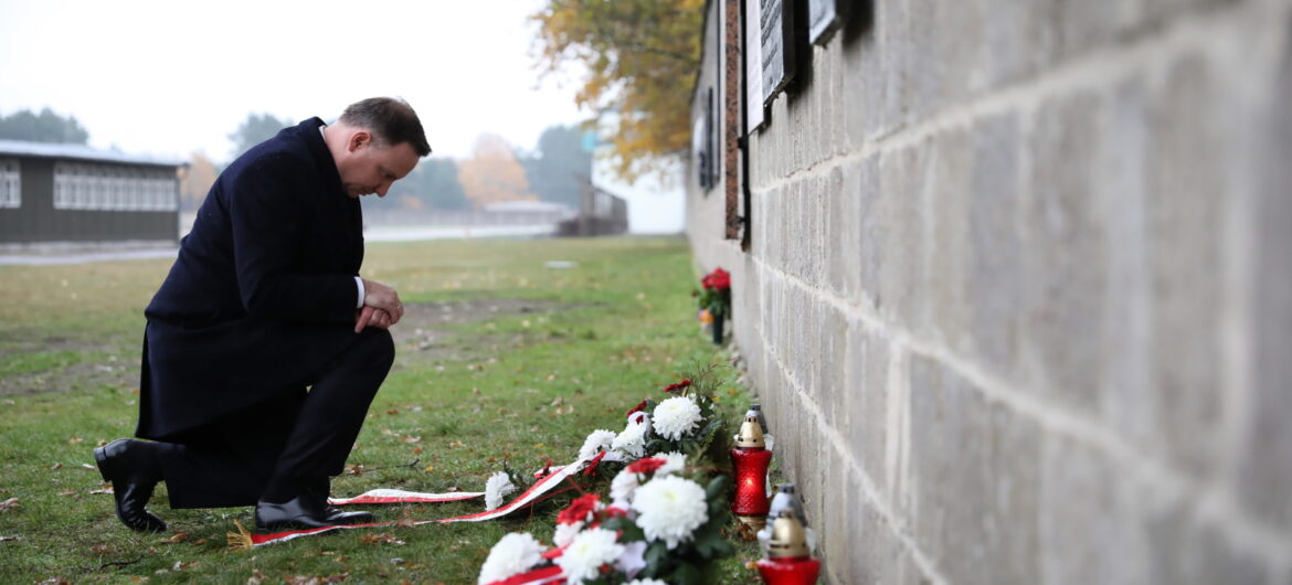 Andrzej Duda: obóz w Sachsenhausen szczególną blizną na ciele naszego narodu