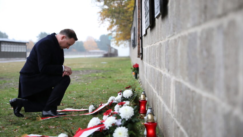 Andrzej Duda: obóz w Sachsenhausen szczególną blizną na ciele naszego narodu