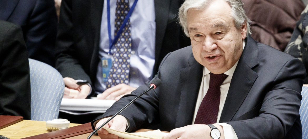 Sekretarz generalny ONZ Antonio Guterres: pokój najcenniejszą wartością