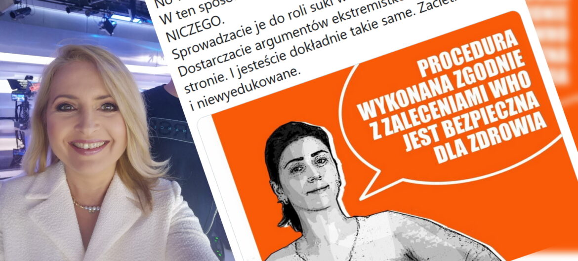 Dziennikarka Polsatu ostro do feministek: sprowadzacie kobiety do roli suki w rui