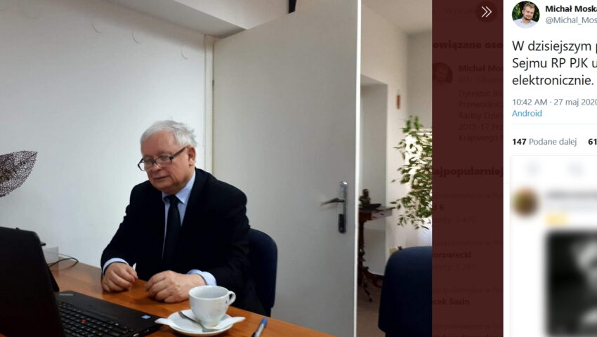 To zdjęcie podbija sieć. Internauci: Panie Prezesie zapraszamy na Twittera, to byłby hit!