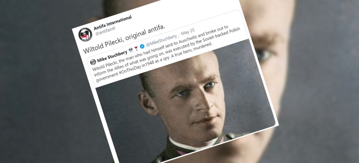 Perfidne! Antifa uznała Pileckiego za… swojego członka. Polscy internauci przypomnieli im o kilku faktach