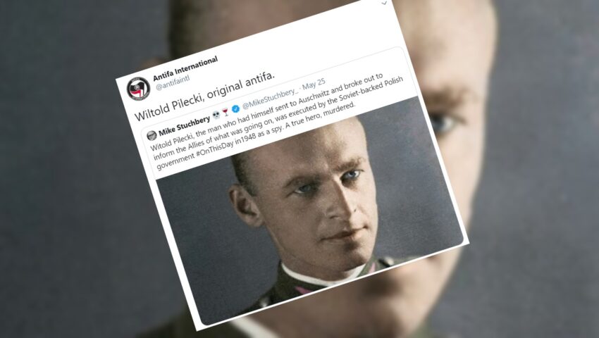 Perfidne! Antifa uznała Pileckiego za… swojego członka. Polscy internauci przypomnieli im o kilku faktach